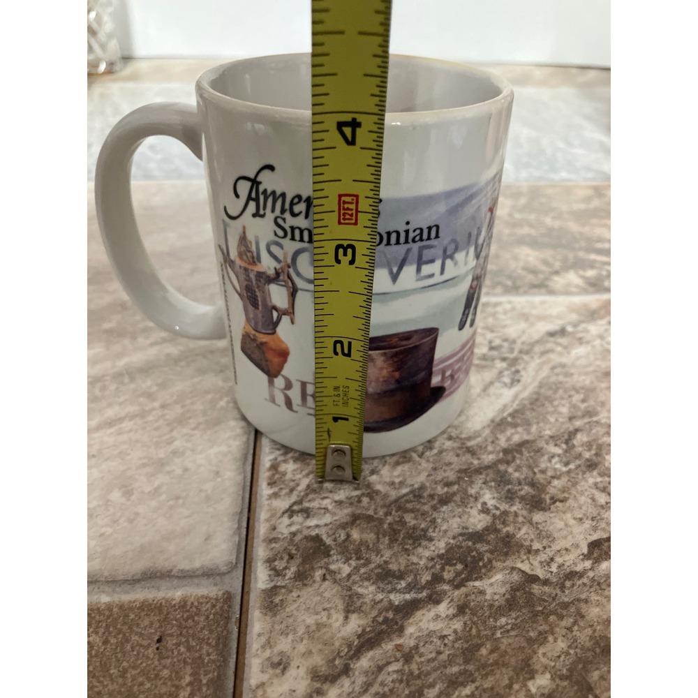 Vintage Smithsonian Institution 150th Anniversary Mug America's Discovery USA - Picture 6 of 6